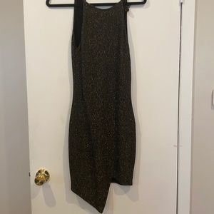 Glittery black dress size M